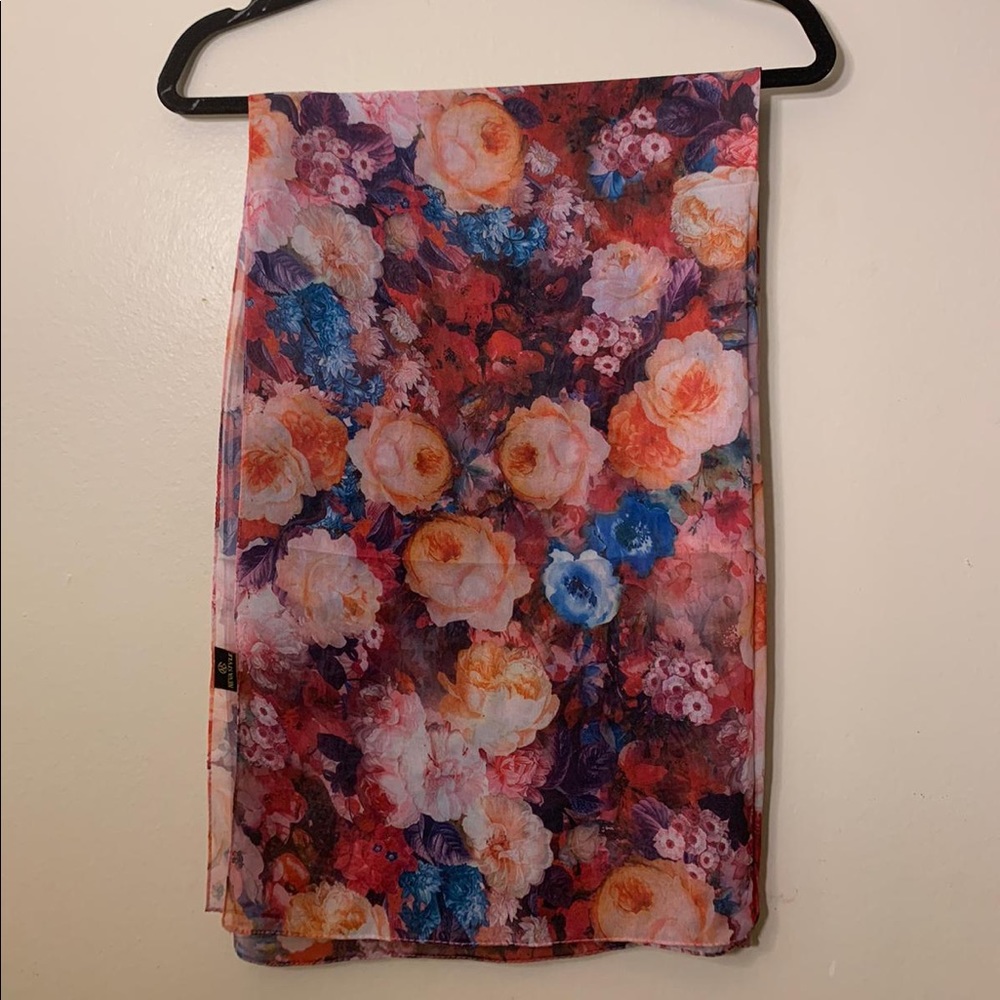 Floral scarf